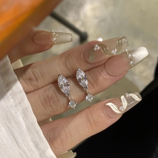 十里间 滴滴剔透 |百搭水滴耳环法式轻奢高级感气质耳坠耳饰