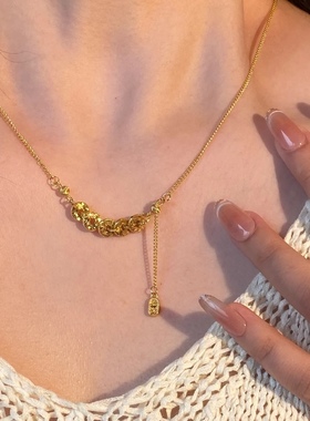 十里间【钱串子】文艺新中式亮晶晶日进斗金铜钱项链锁骨链手链