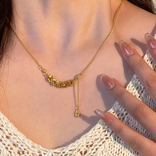 十里间【钱串子】文艺新中式亮晶晶日进斗金铜钱项链锁骨链手链