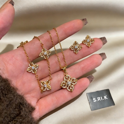 十里间金刚杵幸运草项链手链