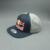 Red Bull Flat Brim Navy Blue Mesh Gray