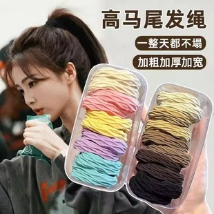 2025新款 精品发绳皮筋扎发头绳 超柔软高弹力发圈巨耐用高马尾盒装