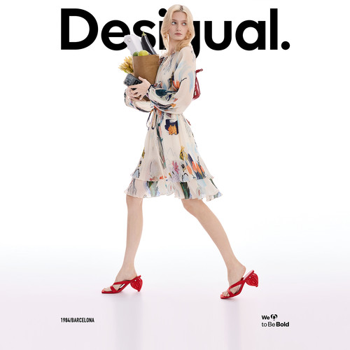 desigual西班牙彩色印花设计
