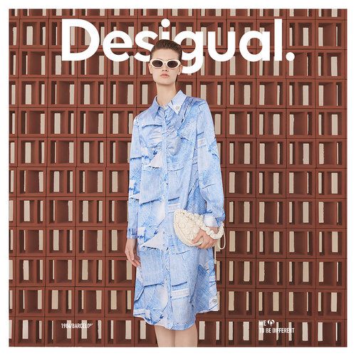 desigual西班牙彩色印花设计