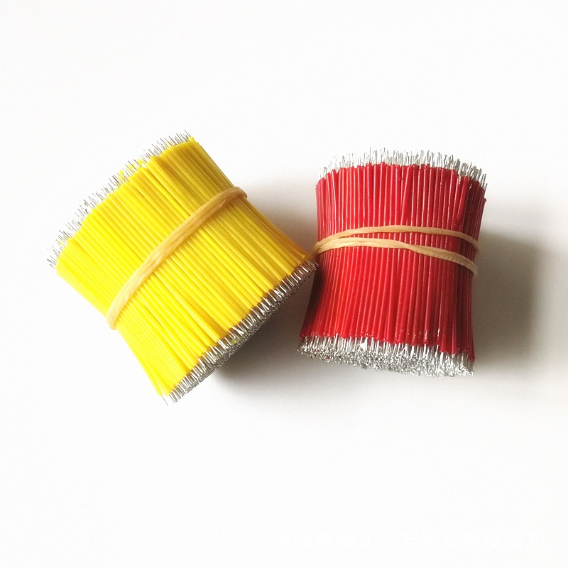 厂家直供 UL3239 24AWG 30MM长 LED连接线 硅胶高温高压线材加工