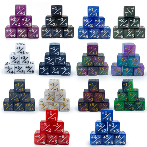 万智牌16mm方角6面亚克力色子