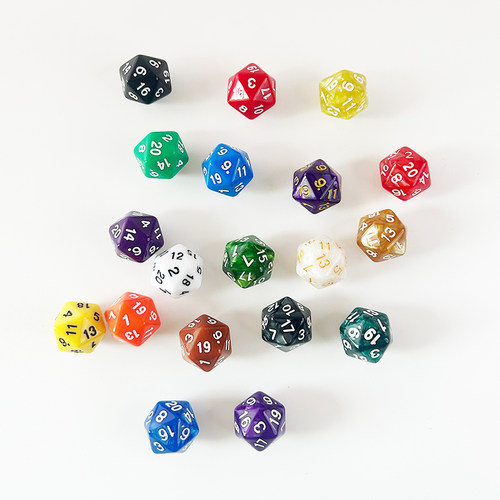 骰子20面宝可梦伤害指示物筛子