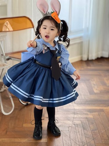 朱迪兔子警官蓬蓬裙女童洛丽塔