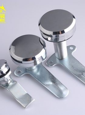 MS172-1-3不锈钢红色手柄锁 配电箱锁 弯钥匙 直钥匙手柄锁圆头锁