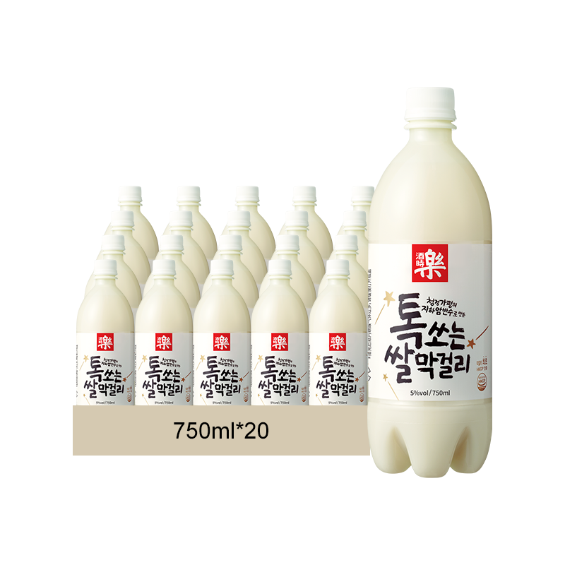 韩国进口酒时乐原味米酒整箱