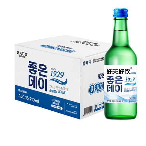 好天好饮韩国原味瓶整箱烧酒