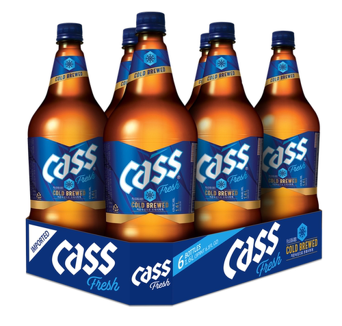 韩国CASS1.6L大瓶啤酒整箱
