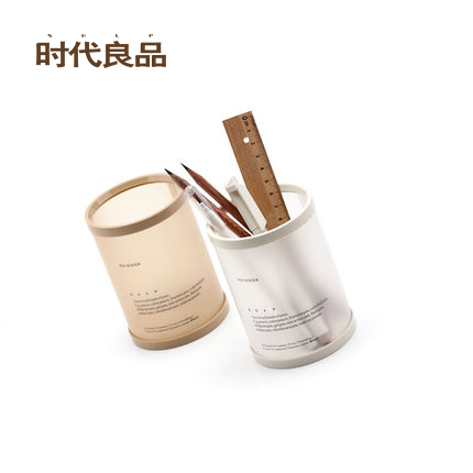 时代良品简约笔筒小清新办公桌面摆件文具学生笔插DIY手工组装