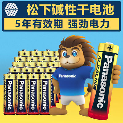松下电池5号碱性电池五号玩具电池7号遥控器鼠标干电池话筒智能锁