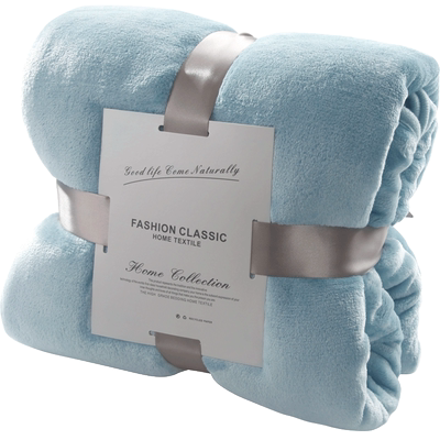 冬季法兰绒毛毯办公室午睡午休毯