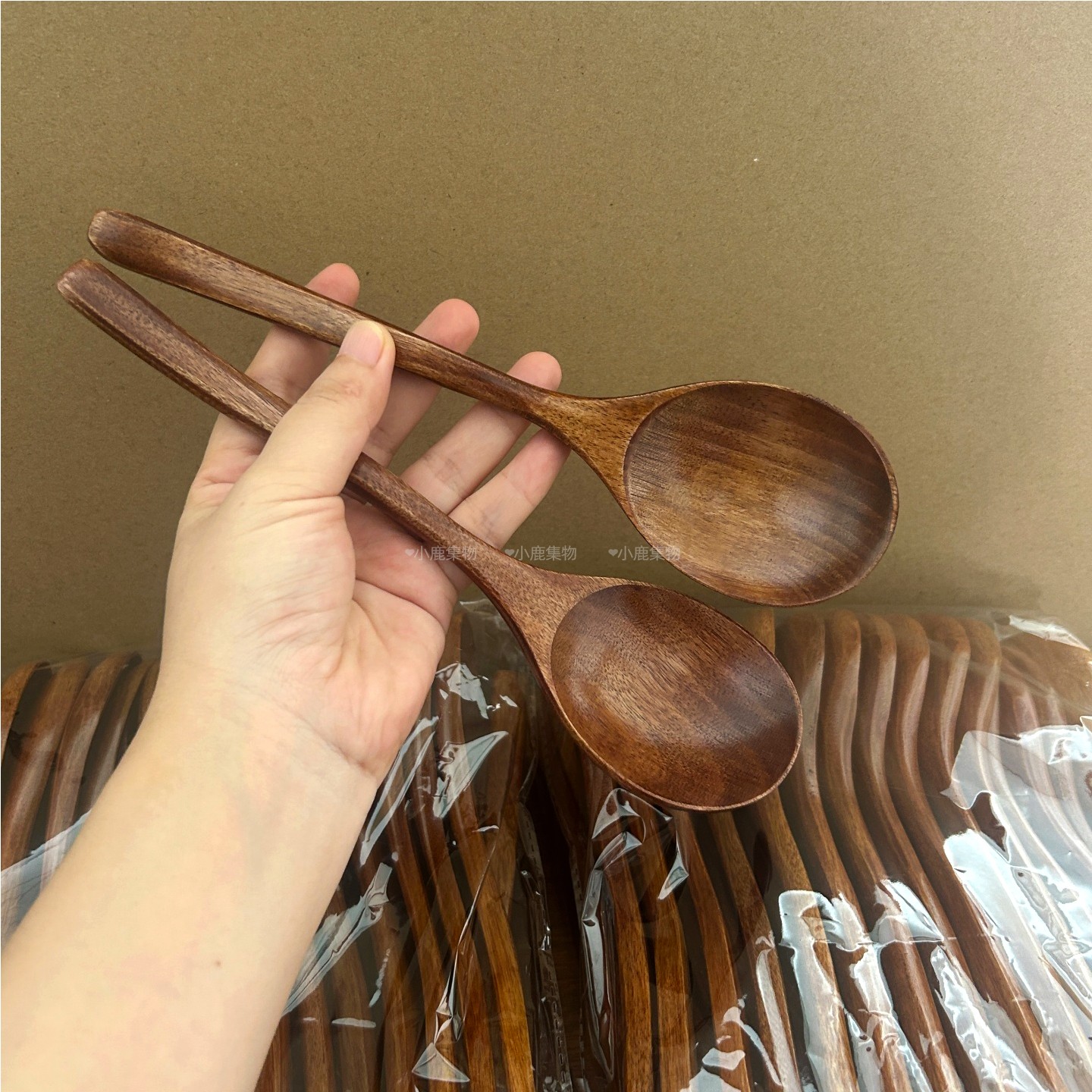 干饭勺木勺吃播嗦粉勺子汤勺