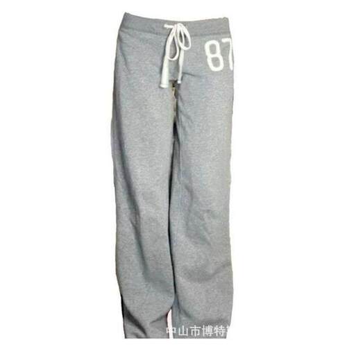 Digital printed elastic waistband drawstring sweatpants