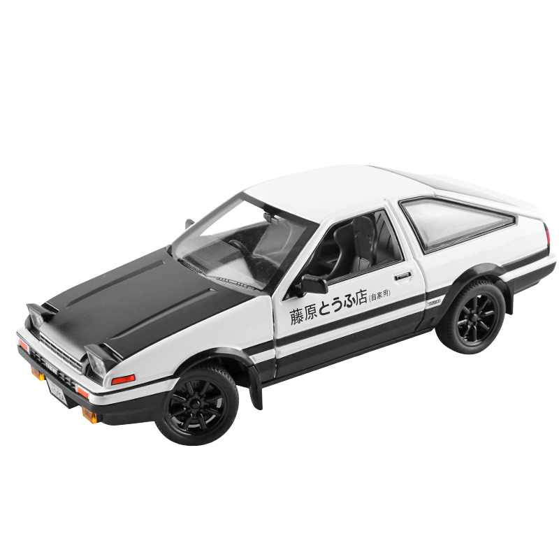 ae86车模藤原豆腐店停车库模型