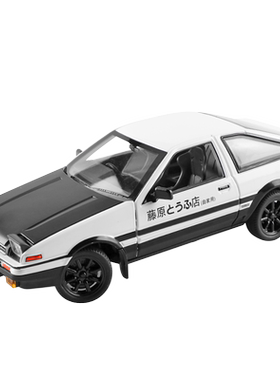 ae86车模藤原豆腐店停车库模型