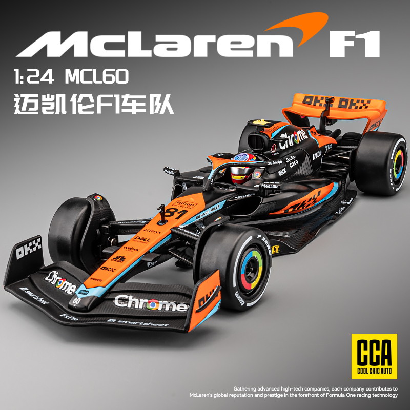 F1赛车迈凯伦合金模型