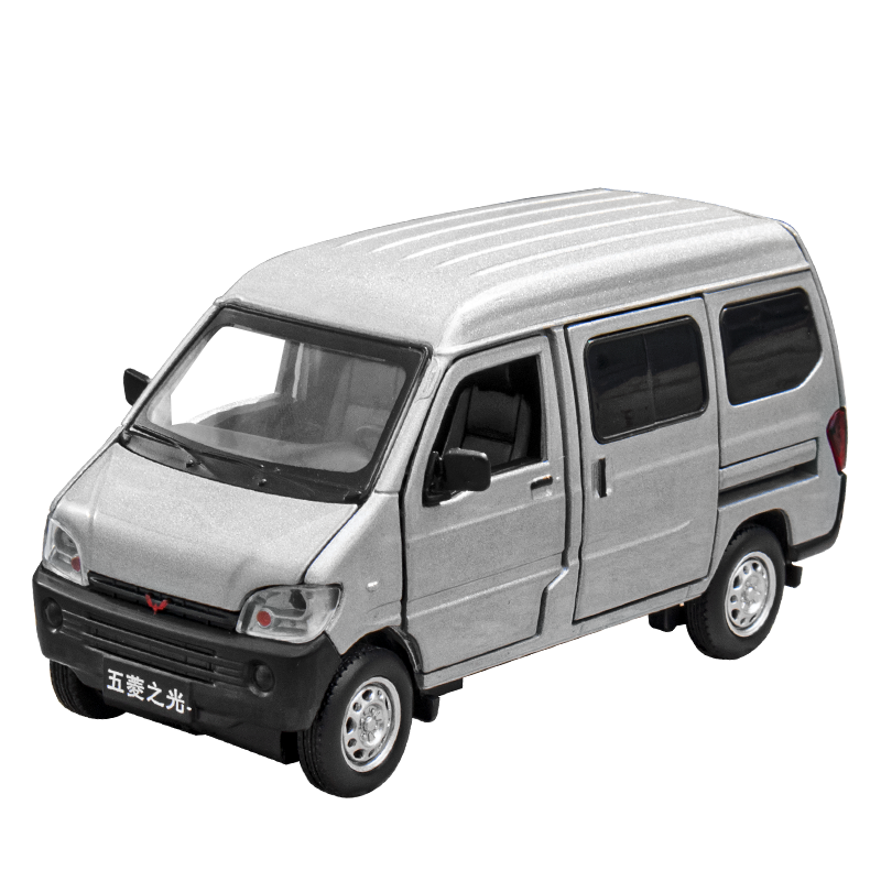 五菱之光面包车汽车模型玩具车