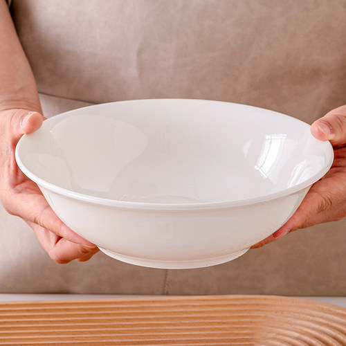 纯白斗碗陶瓷陶瓷简约