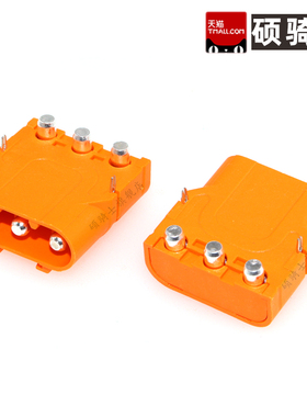 LCC40-F/M大电流锂电池插头45A公头母头电源充电接头连接器