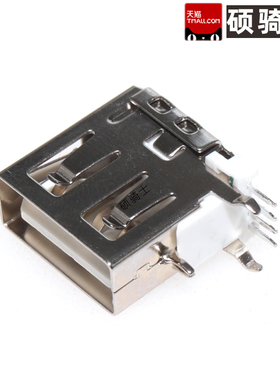 U-USBAN04P-F005 USB 2.0 侧插 平口 短体 连接器