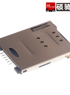 SIM-114 SIM卡连接器 6P 自弹式 6PIN MiniSIM卡 卡座 贴片 SMD