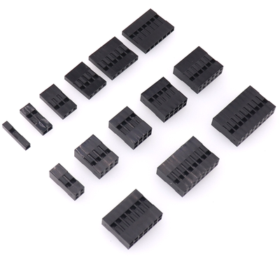 单排双排杜邦壳胶壳杜邦线接头插头连接器1P 2 3 4 5 68 10 20PIN