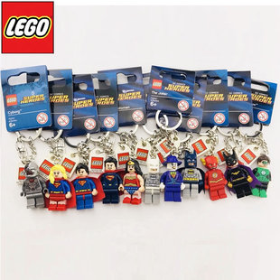 正品LEGO乐高米奇唐老鸭小黄人维尼熊钢铁侠鲨鱼人热狗钥匙扣挂件