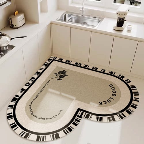 厨房地垫可擦免洗pvc