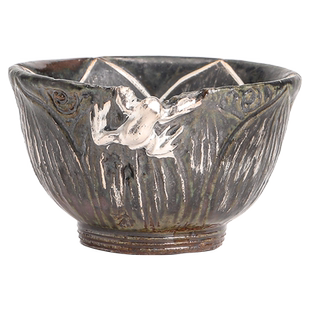 蕴华堂 敦煌文创粗陶瓜瓜来财主人杯纯手工家用单杯茶杯送礼礼品