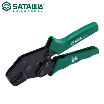 世达/SATA工具压线钳91117网线钳子精密插塞端子压接钳7.5“