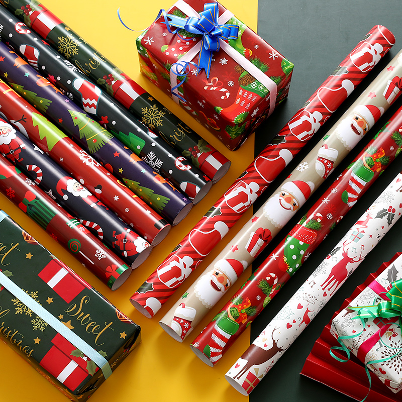 圣诞节包装纸礼物礼品纸
