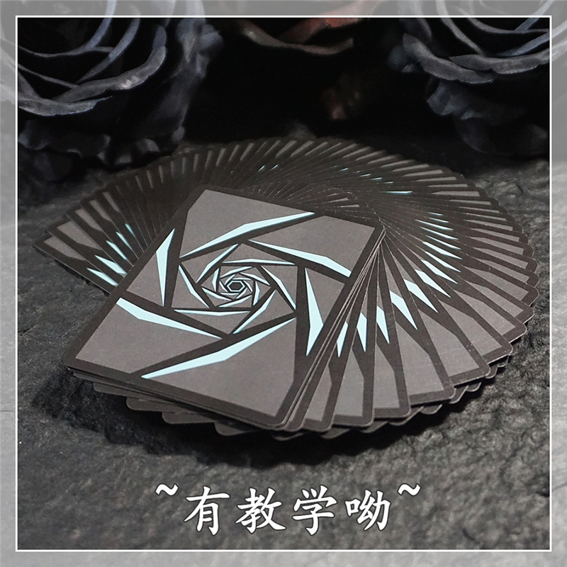 [Follow the Light] Yuci Poker Flower Cut Practice Card Magic Card Props Collection Trendy Creative High Value