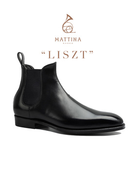 MATTINA Liszt Chelsea Boot真皮经典固特异手工正装皮鞋切尔西靴