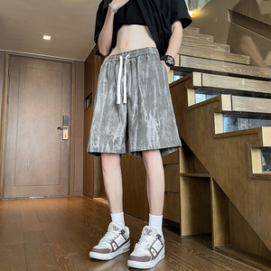 现货 夏款新款扎染工艺大码五分短裤M-6XL 特P26 DK899,男装牛仔裤,电商A018