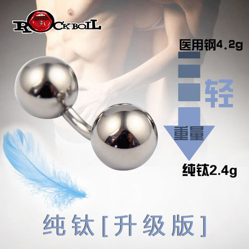 钛合金男士系带钉rockboil