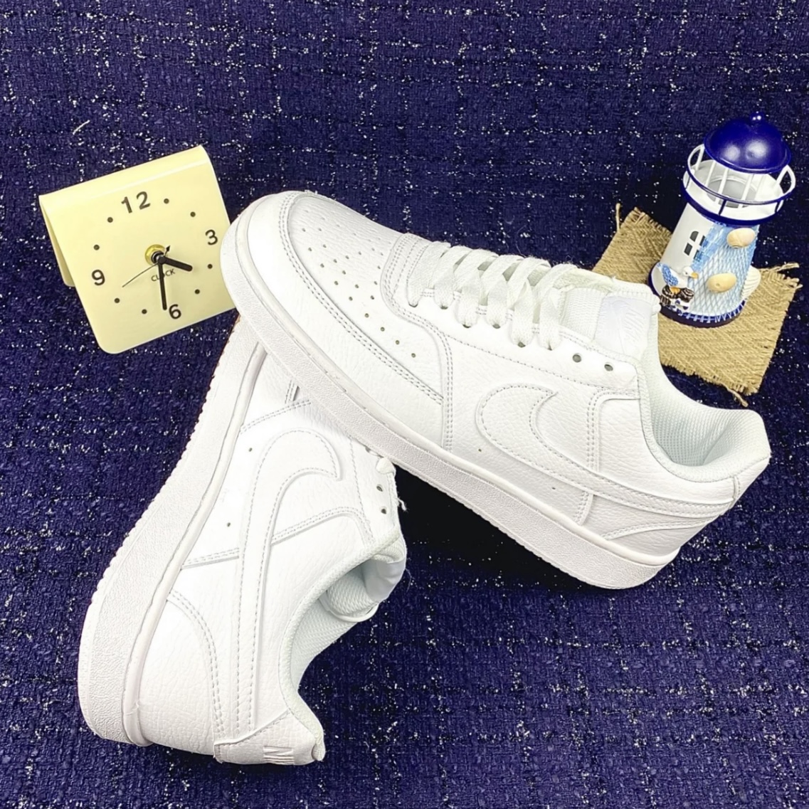 NIKE/耐克女鞋COURT轻便透气小白鞋运动休闲板鞋CD5434-100