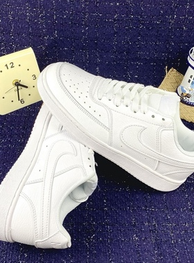 NIKE/耐克女鞋COURT轻便透气小白鞋运动休闲板鞋CD5434-100