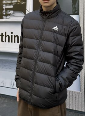 Adidas/阿迪达斯正品男女轻薄保暖立领运动羽绒服JN4342/KG3150