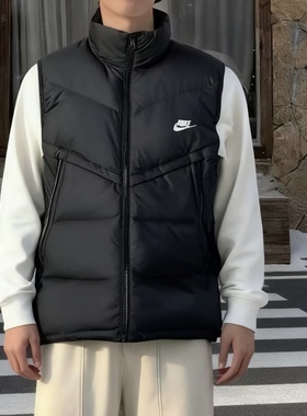 NIKE/耐克男子运动休闲立领羽绒马甲DV1136-010/ DV1136-770