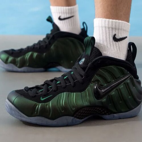 NIKE/耐克男鞋AIR FOAMPOSITE PRO 松绿喷泡复古篮球鞋HF0794-300