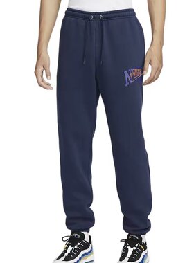 NIKE/耐克正品新款男加绒藏青色保暖运动篮球卫裤长裤FV4454-410