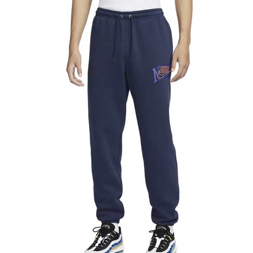 NIKE/耐克正品新款男加绒藏青色保暖运动篮球卫裤长裤FV4454-410