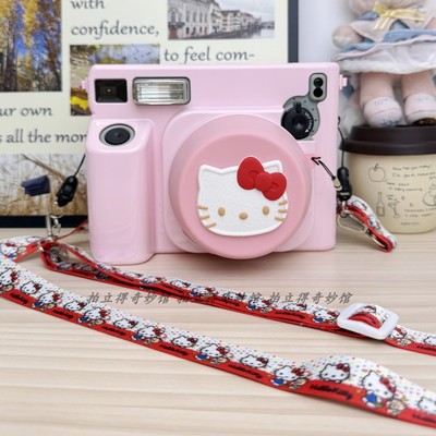 富士WIDE400粉色相片透明保护壳