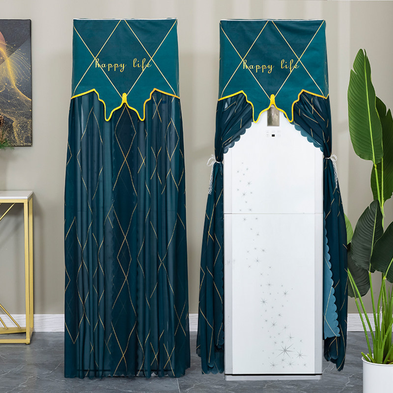 轻奢高级感方形立式柜机空调防尘罩全包通用开机不取柜式空调套