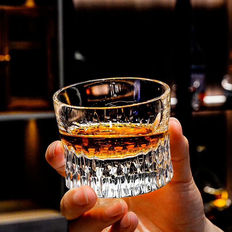 手握系列 高端K9手工威士忌杯洋酒杯5A级水晶玻璃酒具杯子礼盒装
