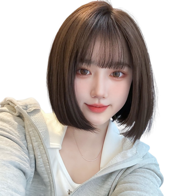减龄波波头仿真发短发全头套